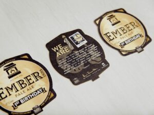 guide on tegestology; customised beermats by Mosaic