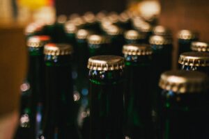 beer bottles placed together