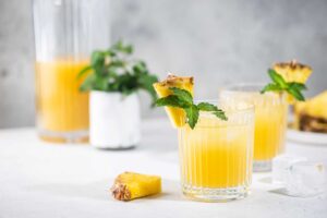 no alcohol cocktail with pineapple